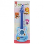 Guitare en plastique pour enfants bleu