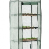 Serre de balcon avec quatre étagères 69 × 49 × 160 cm