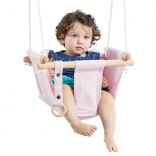 Balançoire textile pour enfants en coton – rose