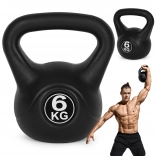 Kettlebell 6 kg MODERNHOME – kettlebell en plastique pour la force et la condition physique