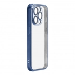 Coque de protection mate Joyroom pour iPhone 15 Pro – bleu
