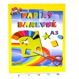 Papiers colorés A3 180 g/m², 10 feuilles