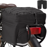 Trizand 23798 Grande sacoche de vélo 60 l, noire