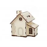 Kúzlo dreva tirelire en bois maisonnette avec bougie