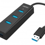 Hub 4x USB 3.0 avec support BC1.2, noir