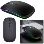 Souris ergonomique sans fil noire