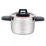 Casserole en acier inoxydable Maestro avec couvercle 4,2 l