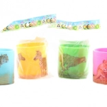 Ressort Safari – jouet sauteur en plastique avec animaux