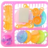 Ensemble de vaisselle pour cuisine pour enfants avec égouttoir