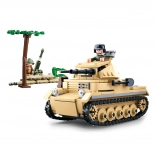 Jeu de construction Sluban WWII Char Allemand Panzer II