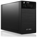 Boîtier RAID externe ICY BOX pour 2× disques SATA 3,5" avec USB 3.0 et eSATA