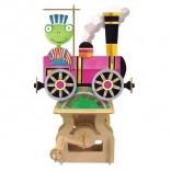 ARToy kit mécanique en bois – train à manivelle