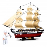 Sluban Model Bricks M38-B0836 Frégate USS Constitution voilier de guerre