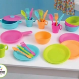 KidKraft set d’ustensiles de cuisine pour enfants Bright, 27 pièces