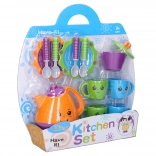 Service à thé coloré avec visage pour enfants