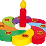 Petite fleur d’anniversaire en bois small foot