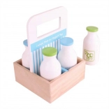 Lait en bois dans une boîte portable Bigjigs Toys