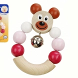 Detoa hochet ours rose