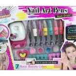 Coffret créatif de décoration des ongles pour enfants