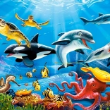 Puzzle 200 pièces – monde sous-marin tropical