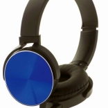 Casque stéréo avec microphone Montana noir‑bleu
