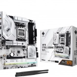 ASRock X870 Steel Legend WiFi – carte mère ATX pour AM5 avec DDR5, PCIe 5.0 et USB4