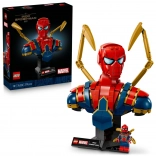 buste LEGO Marvel Iron Spider-Man – modèle de collection à exposer