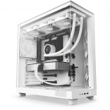 boîtier PC NZXT H6 Flow blanc avec fenêtre latérale