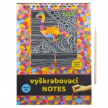 Bloc-notes à gratter avec 10 feuilles