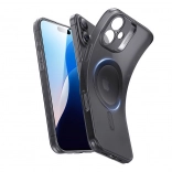 Coque transparente ESR Zero Clear Case HaloLock pour iPhone 16, noire