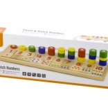 Jouet éducatif en bois pour apprendre à compter