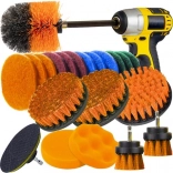 Ensemble de brosses de nettoyage pour perceuse