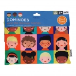 Petit Collage dominos 2 en 1 émotions et chiffres