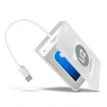 Adaptateur USB 2.0 vers SATA pour connexion rapide de SSD/HDD 2,5" avec étui
