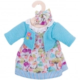 Robe turquoise et gilet pour poupée de 38 cm Bigjigs Toys