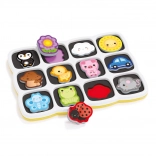 Quercetti Smart Puzzle Magnétique : Couleurs et Premiers Mots