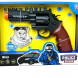 Pistolet de police avec badge PLEJO
