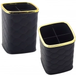 Organiseur pour pinceaux avec quatre compartiments noir