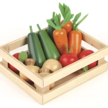 Tidlo caisse en bois avec légumes