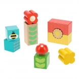 cubes sensoriels en bois jardin PETIT COLLAGE