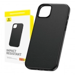 Coque pour iPhone 15 Pro Max Baseus Fauxther noire