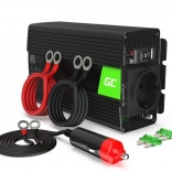 convertisseur de tension green cell 12 v vers 230 v 300 w (onde sinusoïdale modifiée)