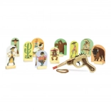 Pistolet western en bois avec cibles VILAC