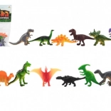 Mini dinosaures – figurines en plastique 6-7 cm, 12 pcs