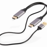 Adaptateur HDMI vers DisplayPort 4K 60Hz avec alimentation USB-A