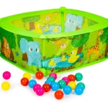 Piscine à balles sèche avec 50 balles