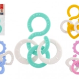 Anneau de dentition coloré pour bébés 0m+