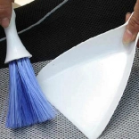 Mini balayette avec pelle pour table, clavier et voiture