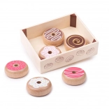 Boîte en bois avec donuts Bigjigs Toys