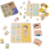 Puzzle éducatif en bois du corps humain pour enfants - Classic World